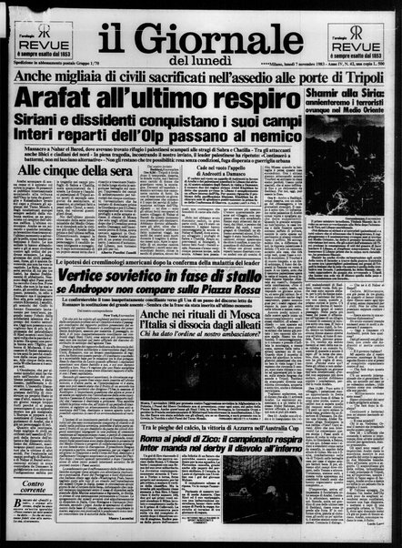 Il giornale del lunedi